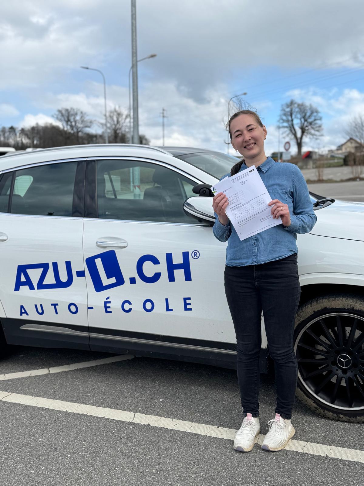 Formation auto complète chez AZUL Fribourg - séance en plein air