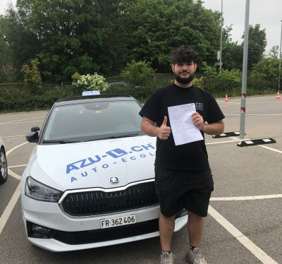 Vue intérieure véhicule d’apprentissage AZUL - Formation permis B