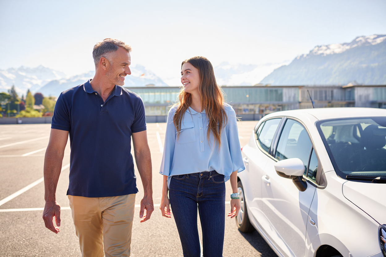 Fahrlehrer und Fahrschüler AZUL Freiburg — Auto- und Motorradkurse verfügbar